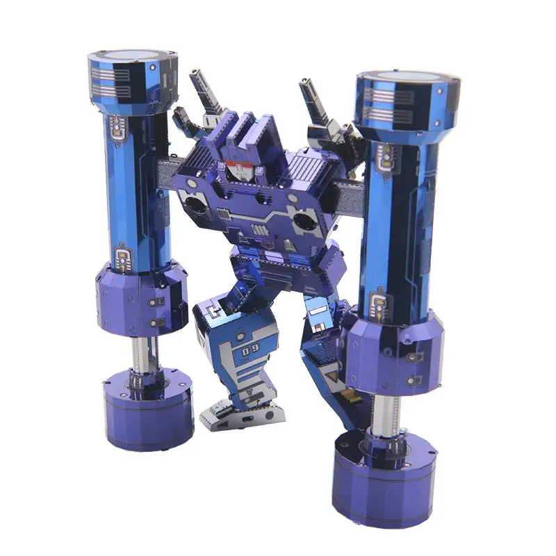 YM-L049-B MU Кассетная лента Laserbeak Ravage Frenzy Rumble 3D металлические наборы DIY сборка головоломки лазерная резка головоломки строительные игрушки - Цвет: YM-L049-B