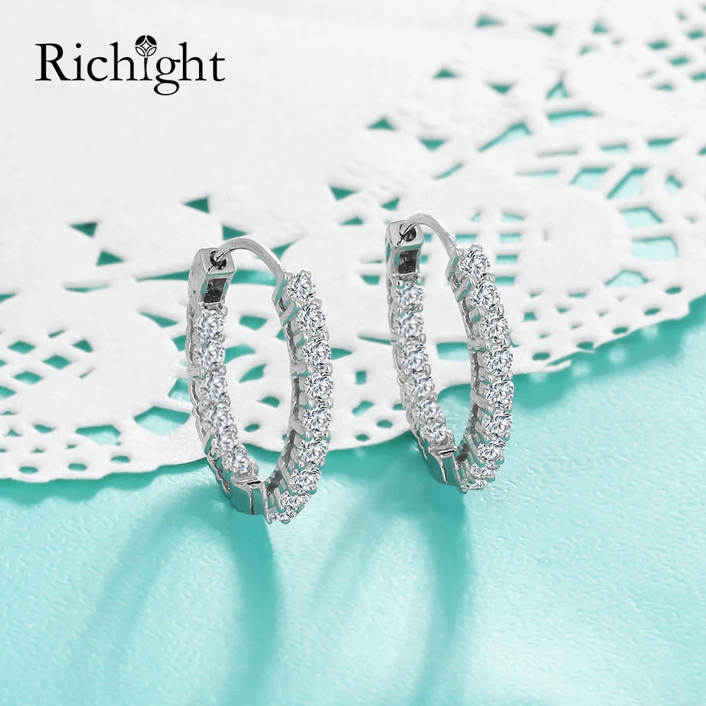 

925 Sterling Silver Ear cuff Minimalist CZ Ear Buckle Earrings Small Ear Hoops Minimal Jewelry Vintage Diamond Hoops Earring