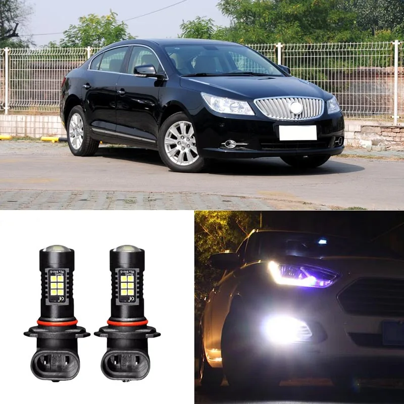 2x Canbus H11 3030 21SMD LED DRL Daytime Running Fog Lights Bulbs Fit For Buick Lacrosse 2009-12 | Автомобили и мотоциклы