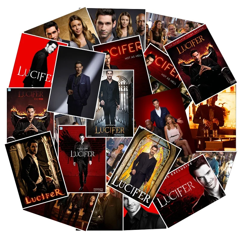 25 قطعة/الوحدة للماء التلفزيون الموسم لوسيفر PVC ملصقات ل المحمول دراجة نارية لوح التزلج الأمتعة صائق لعبة ملصقا 25 قطعة/الوحدة للماء التلفزيون الموسم لوسيفر PVC ملصقات ل المحمول دراجة نارية لوح التزلج الأمتعة صائق لعبة ملصقا