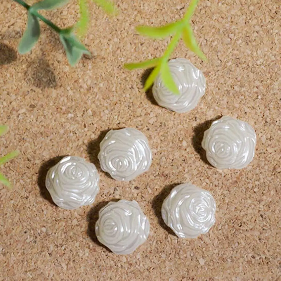 

Bag Flat Back Plastic Pearl Flower for DIY Jewelry Beads Craft Phone Decoration Pearl Accessories