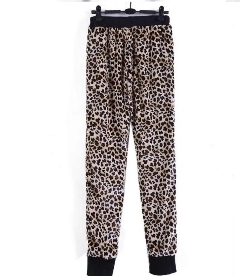 27-44 мужская одежда мода певица Повседневная DJ этап личности леопардовая расцветка шаровары Брюки для девочек брюки этап Большие размеры костюмы