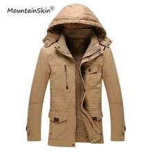 Зимние мужские куртки из плотного флиса с капюшоном, мужские пальто, повседневная куртка на молнии, мужская верхняя одежда, ветрозащитная Мужская брендовая куртка LA600