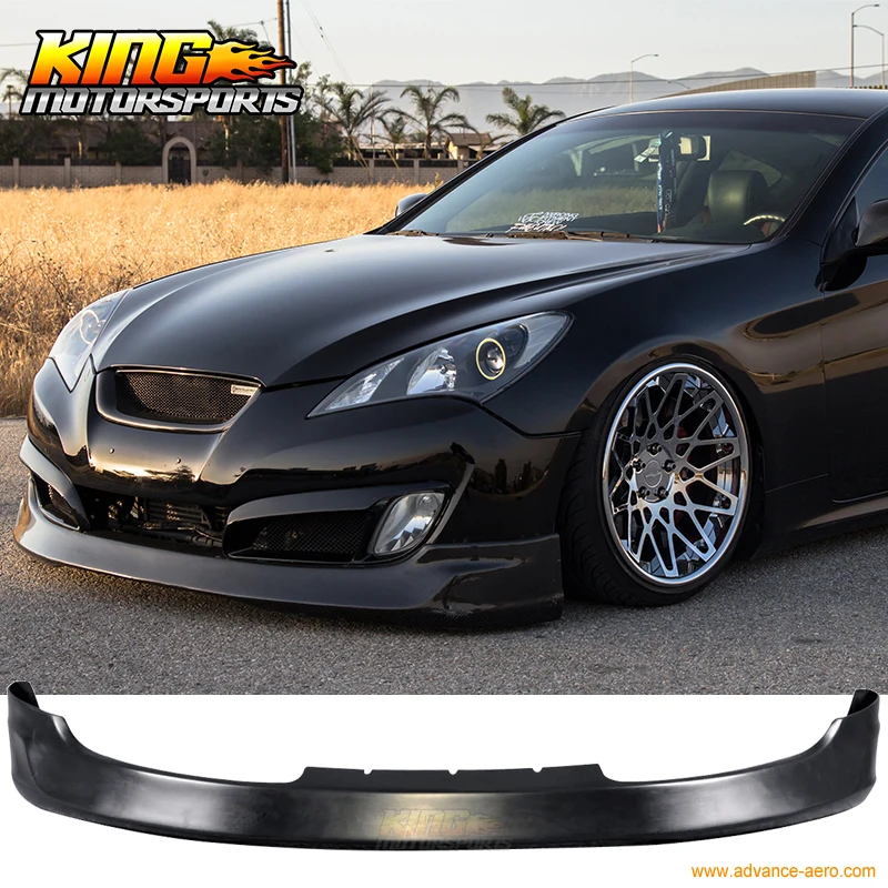 

For 10-12 2011 Hyundai Genesis Coupe 2Dr Ms Style Front Bumper Lip Urethane