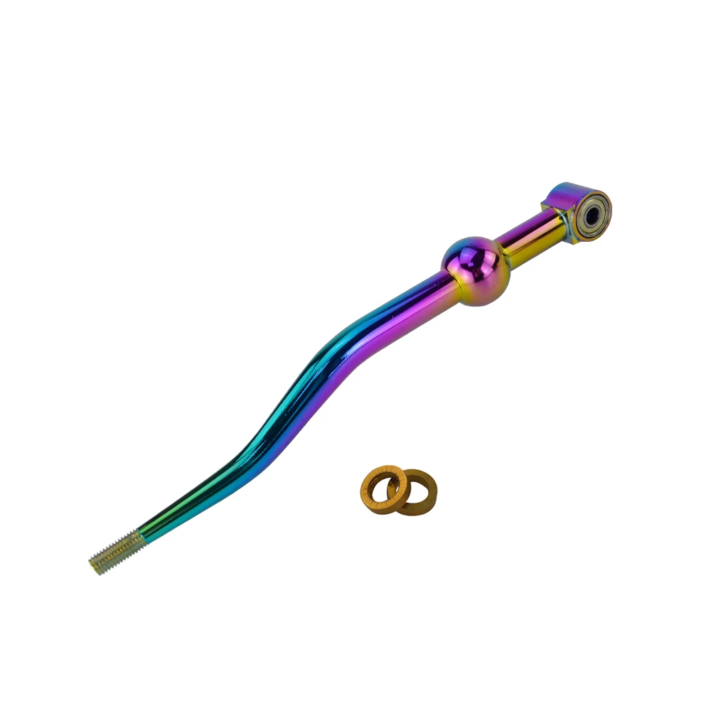 PQY-Anodize короткий переключатель двойной изгиб типа R 5 скоростной гоночный короткий переключатель для HONDA ACURA CRX PQY-SFT9232 - Цвет: Многоцветный