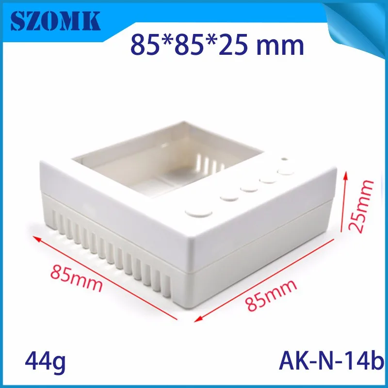 plastic enclosure for electronics plastic case plastic box for electronic project szomk china enclosure market humity control project box 2x AA battery holder (4)