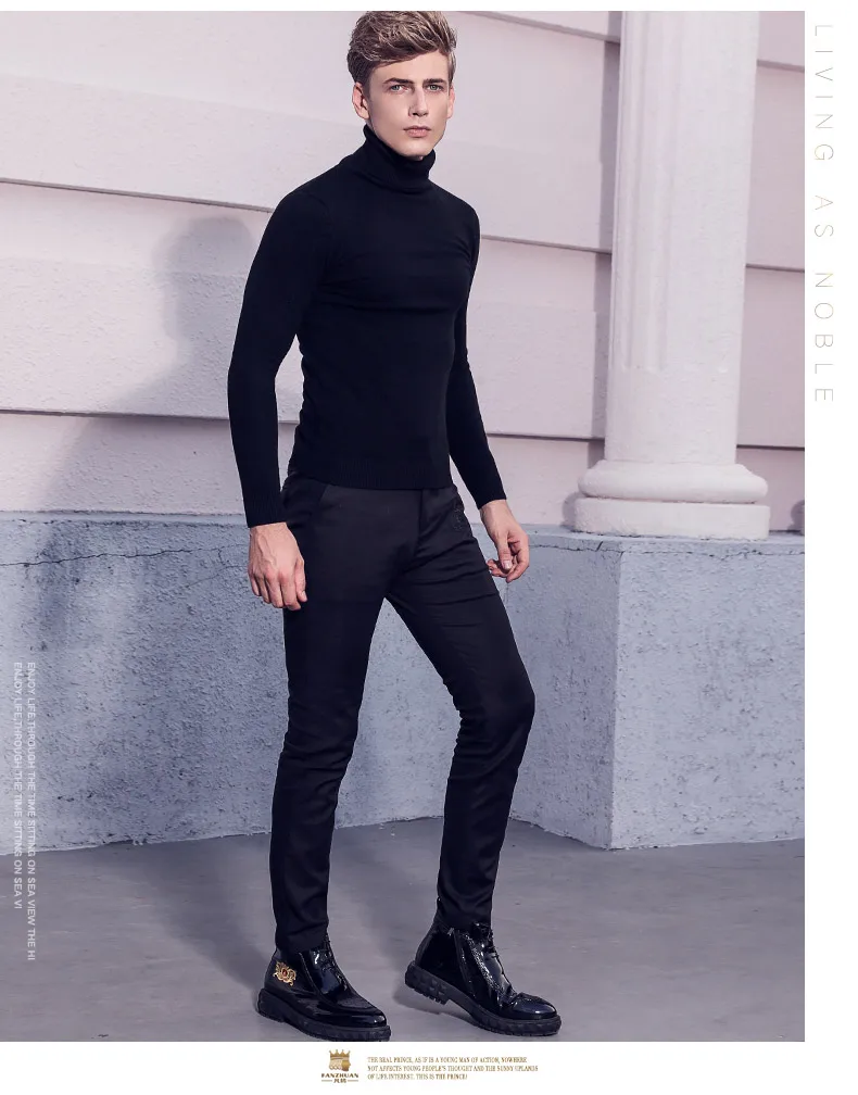 Fanzhuan Новые мужские модные повседневные мужские узкие брюки-карандаш 718222 популярные брюки мужские черные буквы вышивка