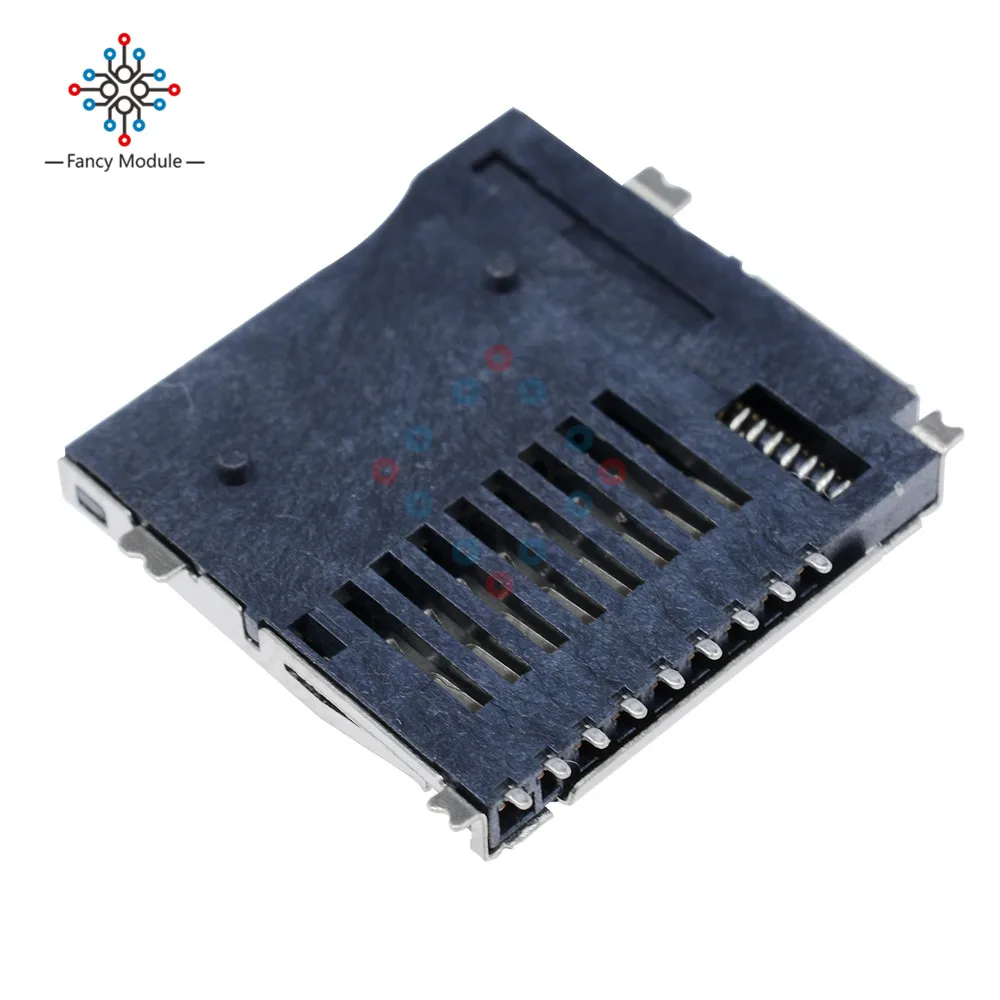 20Pcs TransFlash TF Micro Memory SD Card Self-eject Socket Plug Adapter 