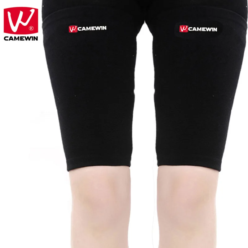 

CAMEWIN 1 Pair Knee Pads Breathable Elasticity Knee Protector for Cycling Basketball Badminton Running Thigh Supports 1 Pair=2PC