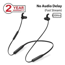 Avantree NB16 20 часов ожерелье с Bluetooth наушники для ТВ ПК, без задержки, магнитные Беспроводные наушники с микрофоном в наушниках
