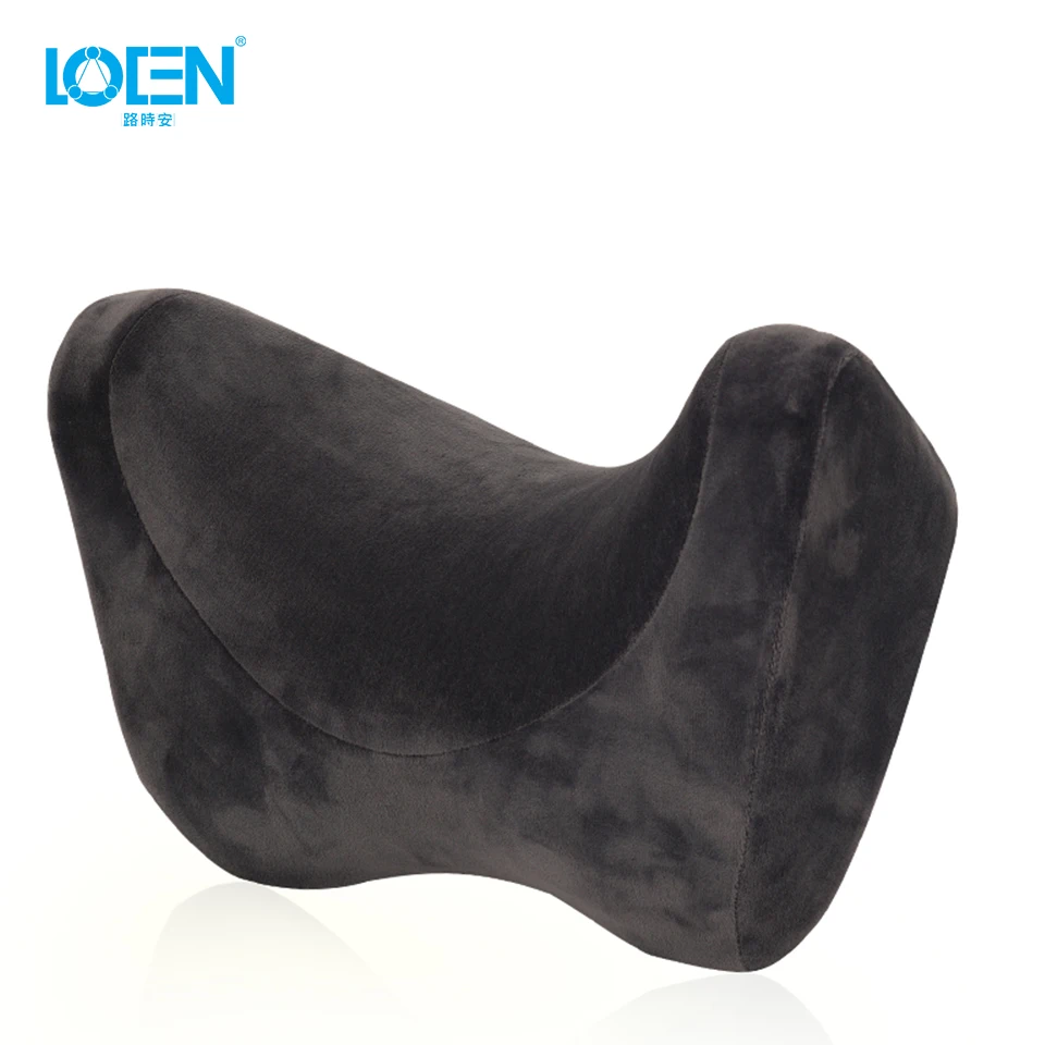 Подушка для шеи LOEN плюшевая универсальная U образная подголовник из пены с