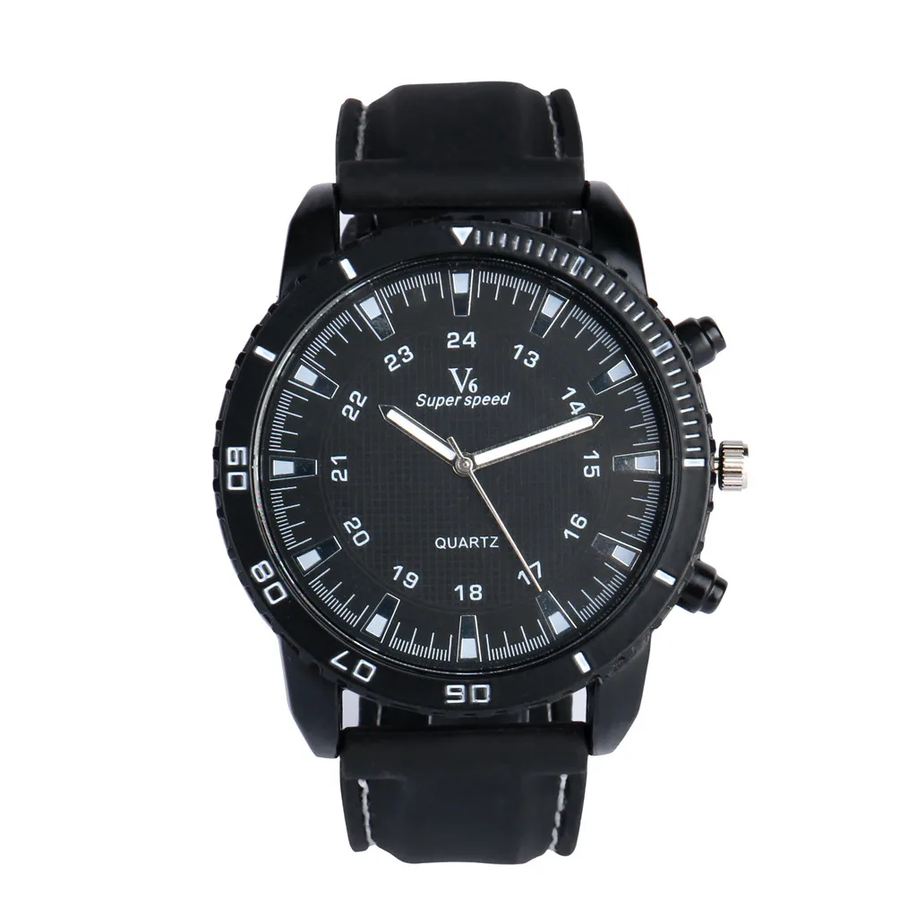 

Men's Watch Luxury Outdoor Sport V6 Watch Military Wristwatches Silicone Quartz reloj hombre brand watch men 2019 orologio uomo