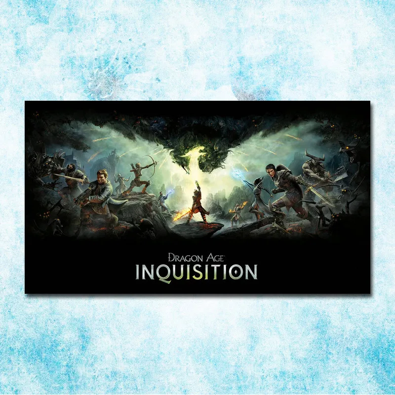 Dragon Age 3 Inquisition Hot Art Silk Canvas Poster Print Art Silk Canvas Poster Print