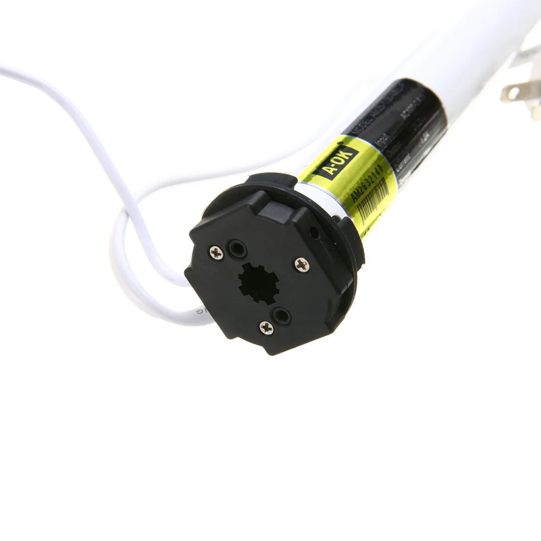 AC 100-240V Electric Roller Shade Tubular Motor with Remote Control Home Decoration for Curtain Shade Roller Blinds Mayitr