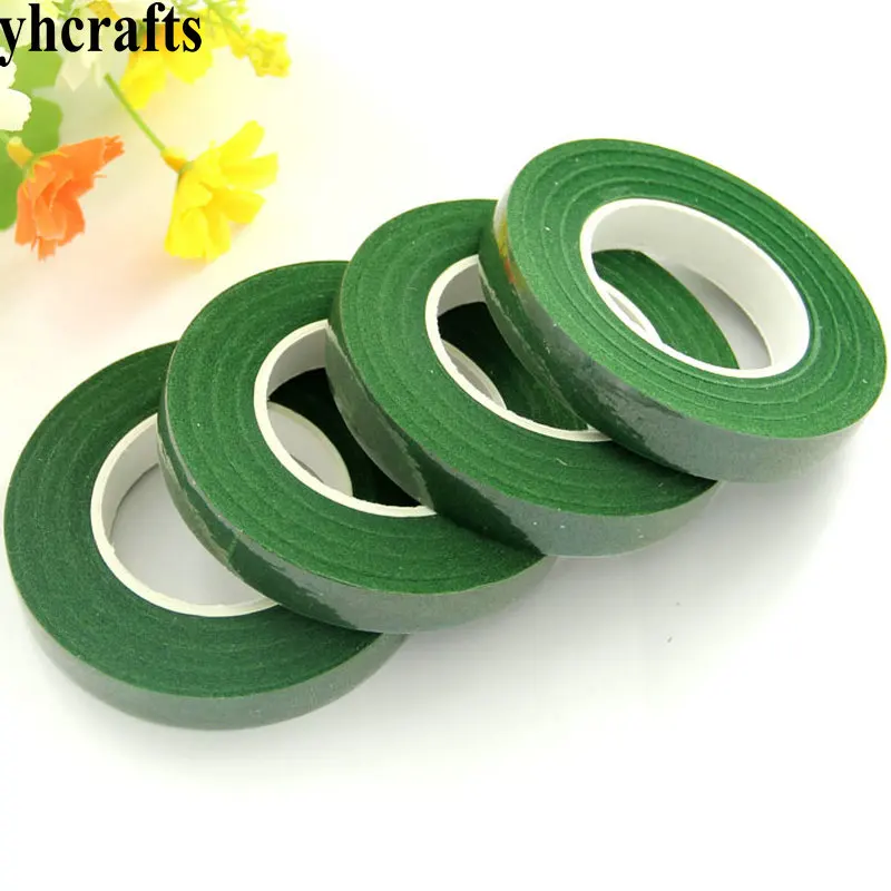 

1 Roll(30 Meter)/LOT.Floristry green tape lining pole wrapped DIY flower supplies Craft material Kindergarten craft diy toys OEM