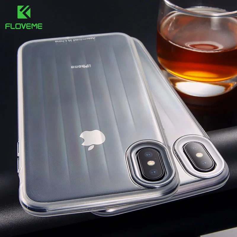 FLOVEME Protection Case for iPhone XS MAX X Soft Silicone Clear Phone Cover Bumper Capa Funda | Мобильные телефоны и