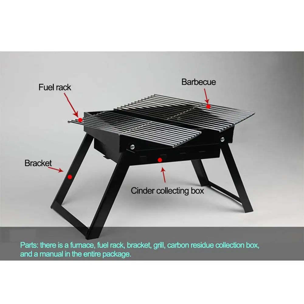 

BBQ Portable Carbon Grill Small and Compact Carbon Oven for Camping, Parties, Barbecue etc.