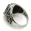 1pc Mens Boy Hight Quality Fashion Buddha US Style Ring 316L Stainless Steel Simple Ring 4