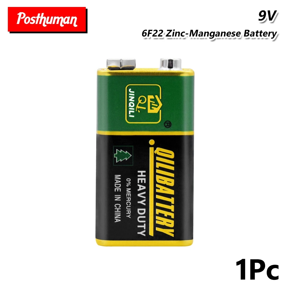 6F22 PPP3 6LR61 9V марганцево цинковая Батарея сверхповышенной мощности для сухая