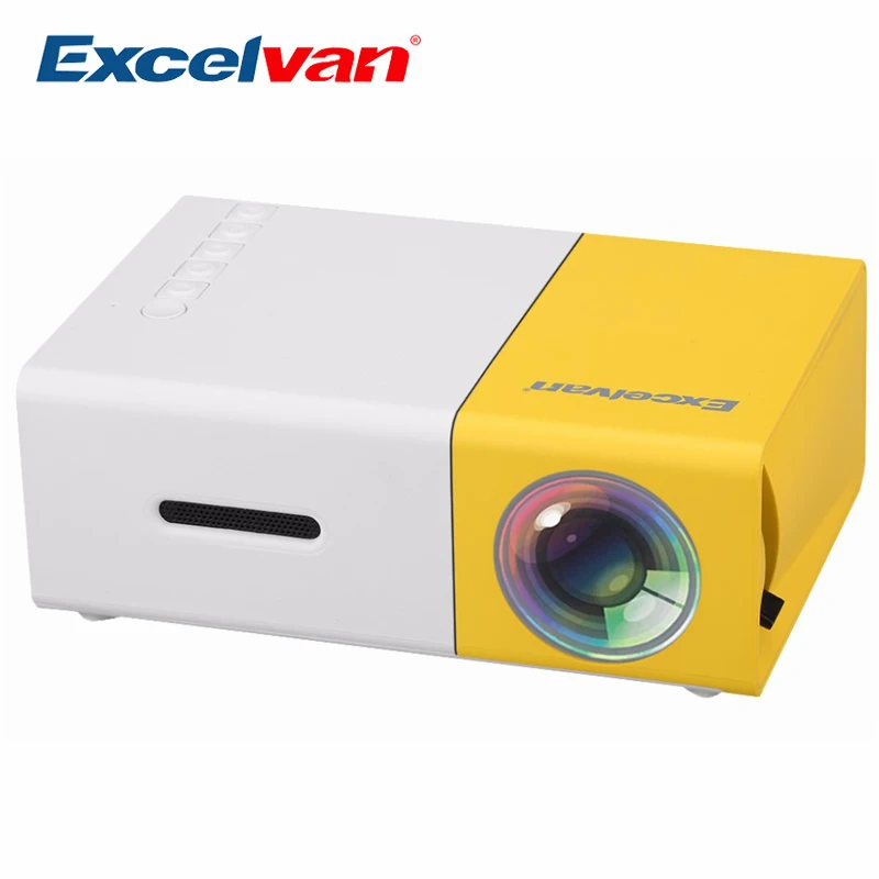 Excelvan YG300 YG200 портативный проектор с ЖК-дисплеем 320x240 MAX 1080P с HDMI USB AV SD входом для личного театра/детского образования