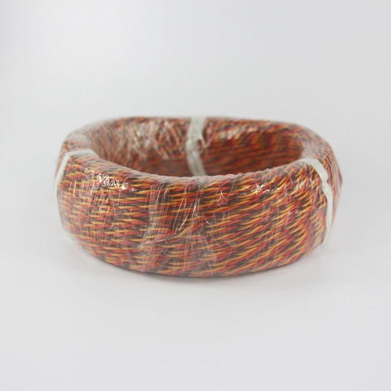 

OliYin DIY JR FUTABA Color 26# 26AWG 30 Cores Servo Extension Cable/Twisted Wire 100 Meters no Connector for RC Quadcopter Model
