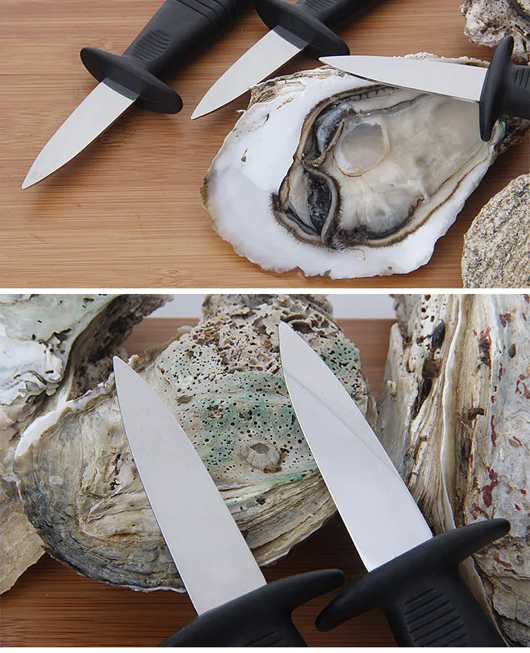 Humanized дизайн открытый корпус инструмент Oysters открывалка Shucking гребешки нож для морепродуктов Многофункциональные кухонные инструменты Shucker