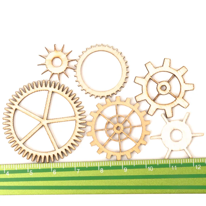 Mixed-Wheel-Gear-Pattern-Natrual-Wooden-Scrapbooking-Hollow-Craft-Round-Random-for-Handmade-Home-Decoration-20 (3)