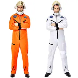Новый костюм космонавта взрослый костюм космонавта Косплей Костюм Хэллоуин костюм для мужчин Взрослый карнавальное платье