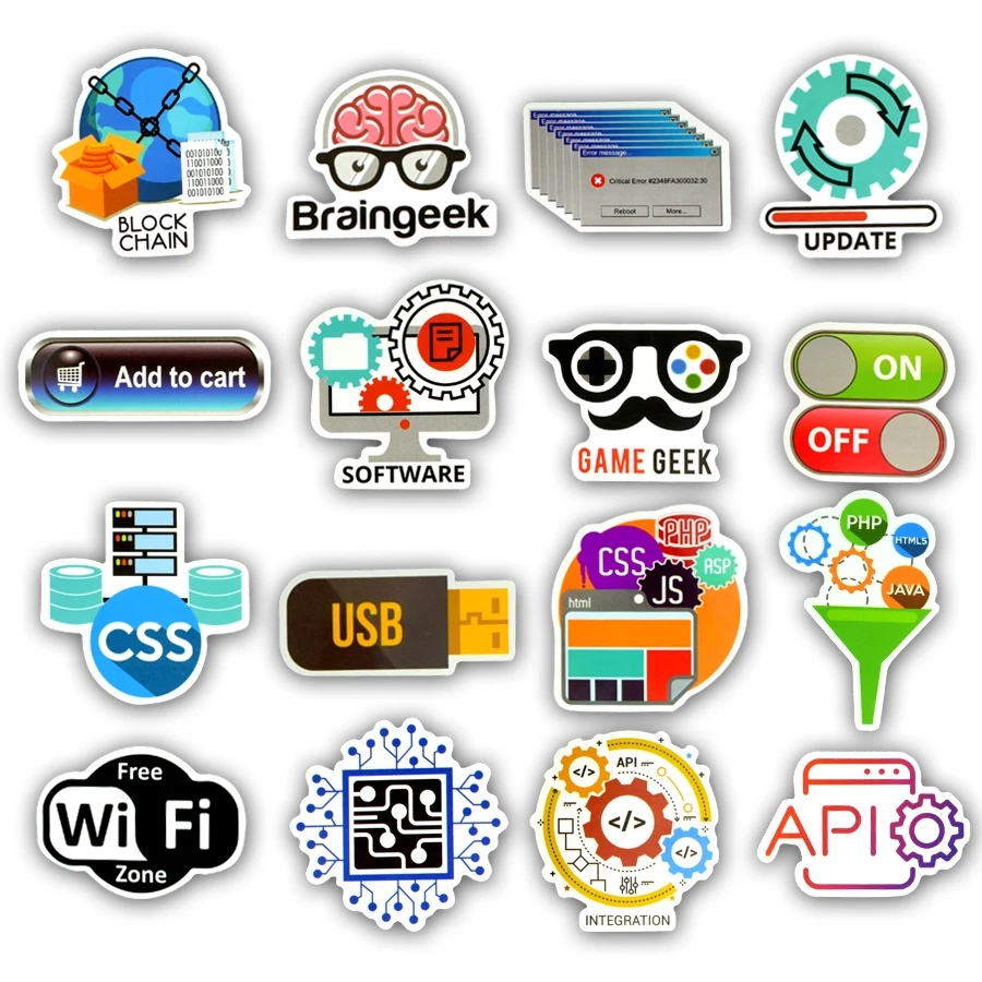 50 PCS Programming Language Stickers Internet Html Software Waterproof Sticker for Geek Hacker Developer to DIY Laptop Phone Car 50 PCS Programming Language Stickers Internet Html Software Waterproof Sticker for Geek Hacker Developer to DIY Laptop Phone Car