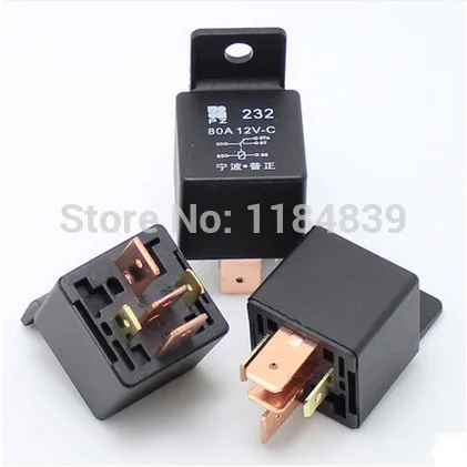 

AP 80A large current automotive relay 24V 5 feet wide foot converted DC contactors