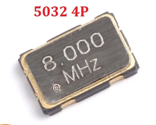 10 шт. 5032 2/4PIN пассивный кварцевый генератор SMD 8 МГц/10 МГц/11,0592 МГц/12 МГц/16 МГц 16,000/25 МГц/20 МГц/24 МГц/27 МГц 5,0*3,2 мм 2/4P