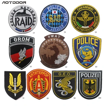 

GIPN DCPJ GEO CROM GRUPPO Military Army Tactical Morale Embroidery Patches For Clothes Clothing Emblem Appliques Badges