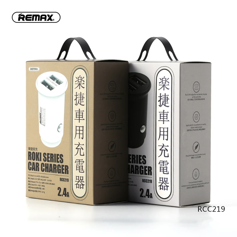 Автомобильное зарядное устройство Remax USB быстрая зарядка А для быстрой зарядки с 2