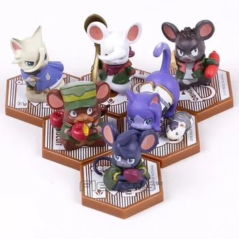 

Mobile Suit Gundam: Iron-Blooded Orphans Cat & Mouse PVC Figures Collectible Model Toys 6pcs/set 5cm