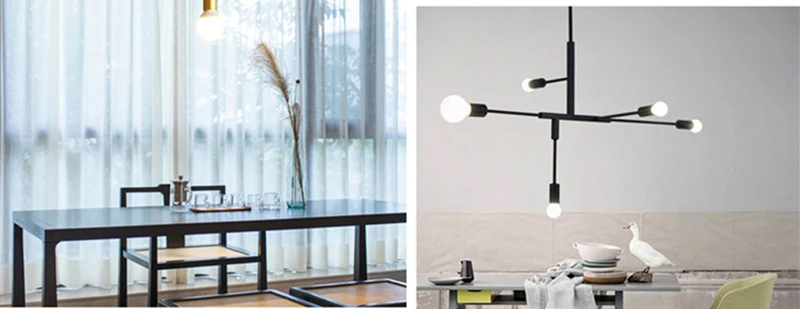 YNL современный скандинавский светодиодный подвесной светильник s E27 220 В 110 в золотистый и черный светильник для внутреннего освещения светодиодный подвесной светильник для кухни домашний Декор Светильник
