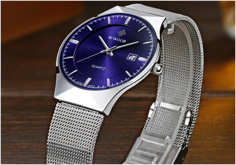 Новые мужские часы Топ бренд класса люкс 50 м водонепроницаемые ультра тонкие часы с датой мужские часы со стальным ремешком повседневные кварцевые часы мужские наручные спортивные часы