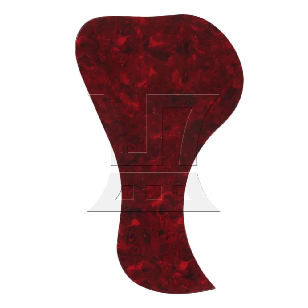 Yibuy Replacement Acoustic Guitar Pickguard Red Duck Shaped Shell in