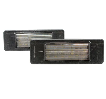 

2Pcs Error Free for Peugeot 406 2D COUPE 106 3D HATCHBACK Facelift 1997~2004 LED NUMBER LICENSE PLATE LAMP bulb Xenon White