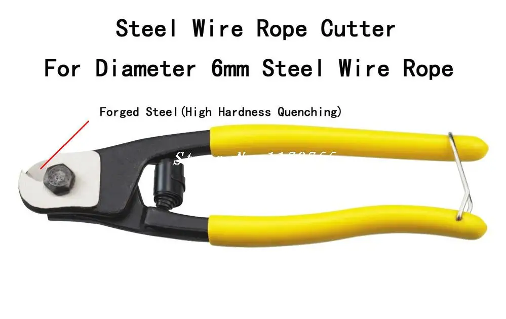 NK GS10 Steel Wire Rope Cutter Cut Up To 6mm diameter Steel Rope High