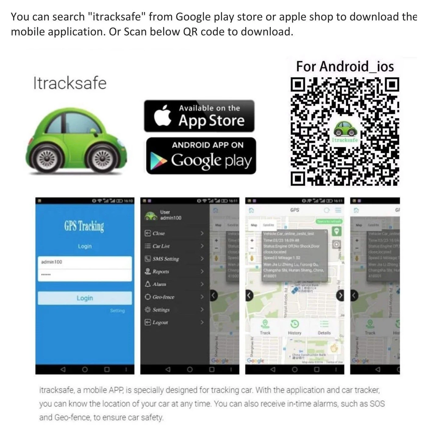  OBD II GPS Tracker Echtzeit Auto Lkw Tracking Gerät System Locator Alarm