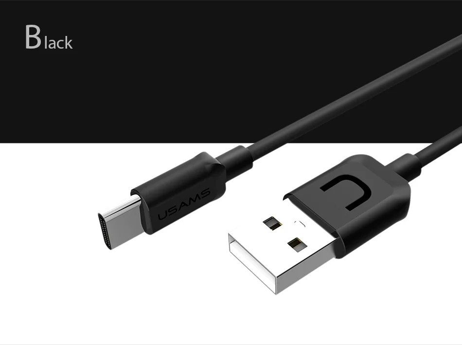 USAMS type-C кабель для мобильного телефона, кабель для быстрой зарядки для USB C, шнур для передачи данных для мобильного телефона, провод для samsung, Xiaomi, huawei, Meizu