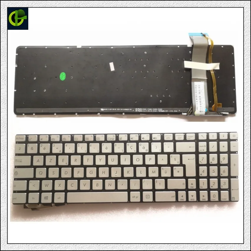 Французская клавиатура с подсветкой для ASUS GL551 GL551J GL551JK GL551JM GL551JW GL551JX FR