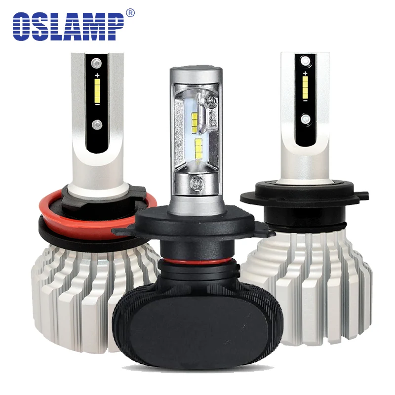 Oslamp H4 H7 Led H11 H13 комплект фар 50 Вт Автомобильные Лампы H1 H3 9005 HB3 9006 HB4 лампы CSP чипы 6500K для Nissan Toyota