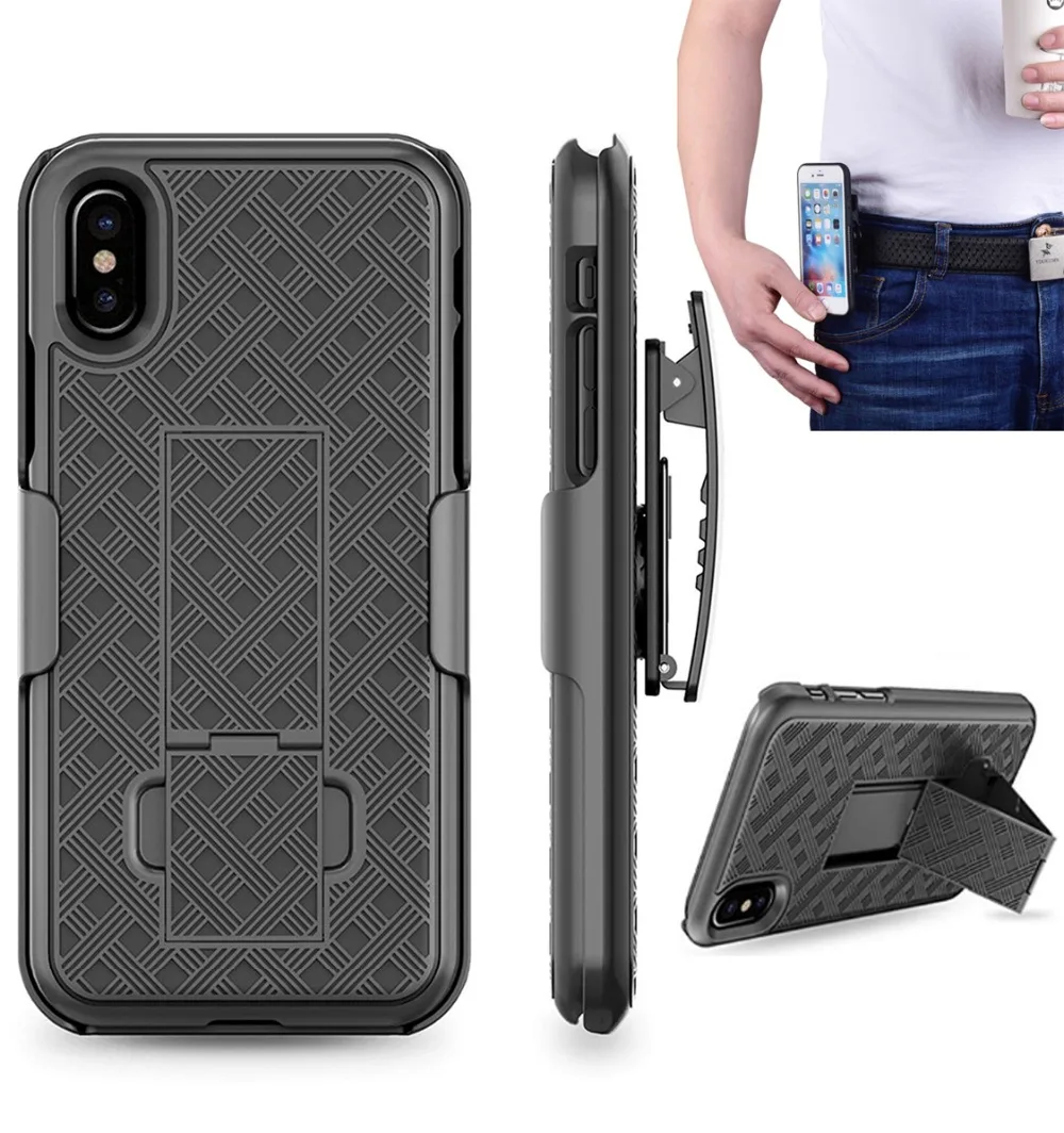 Waist Belt Clip Holster Running Sport Case for iPhone X Xs Max XR 7 8