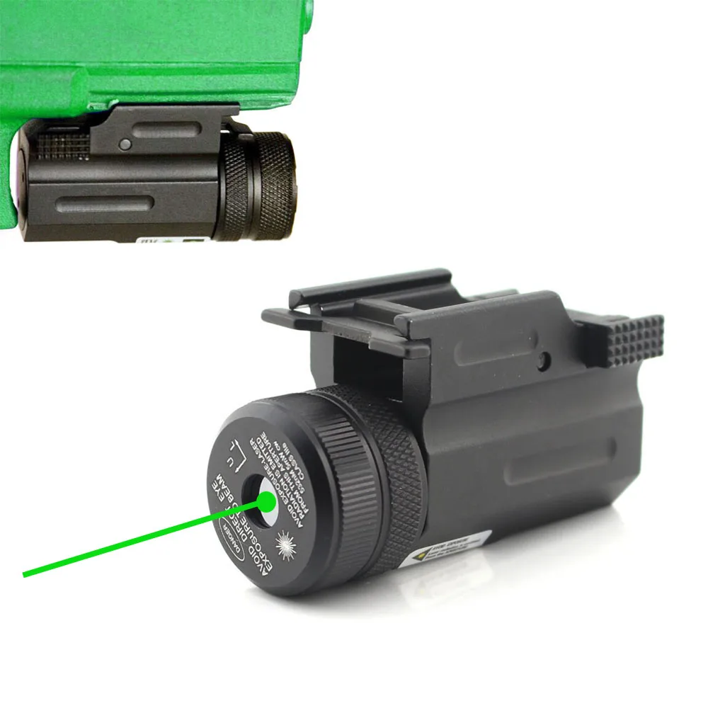 

Low Profile Tactical Green Laser Sight Universal 20 mm Rail Mount for Rifle Pistol Handgun