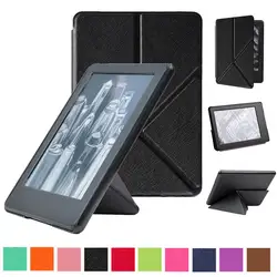 Тонкий кожаный чехол Smart Cover для Amazon Kindle Paperwhite 4 2018 сна/Пробуждение 11,27