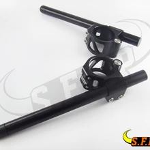 Мотоцикл с ЧПУ Разделение стояк клип на ручке Бары Для MV Agusta F3 675/800 2012- черный