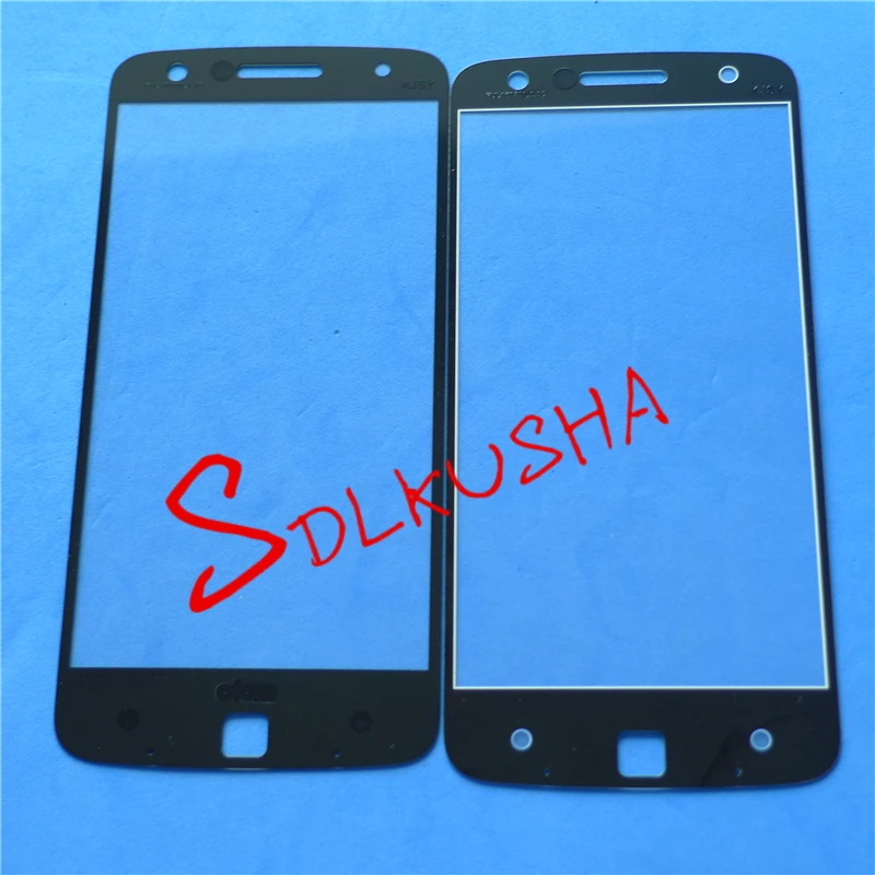 Передняя внешняя стеклянная линза для замены сенсорного ЖК экрана Motorola Moto Z Droid