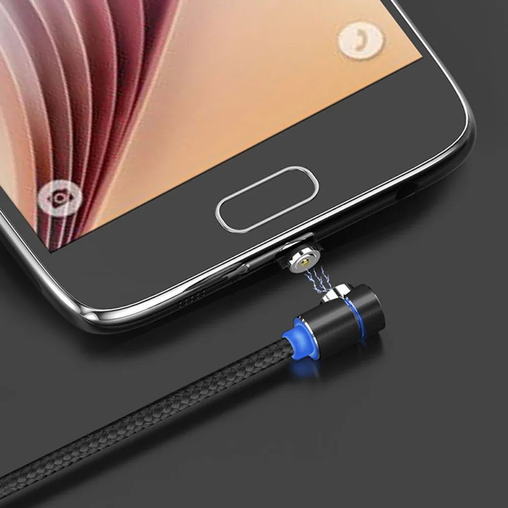 Магнитный кабель Micro USB Type C для зарядки iPhone XS X XR 8 7 Samsung S8 1 м|Кабели мобильных