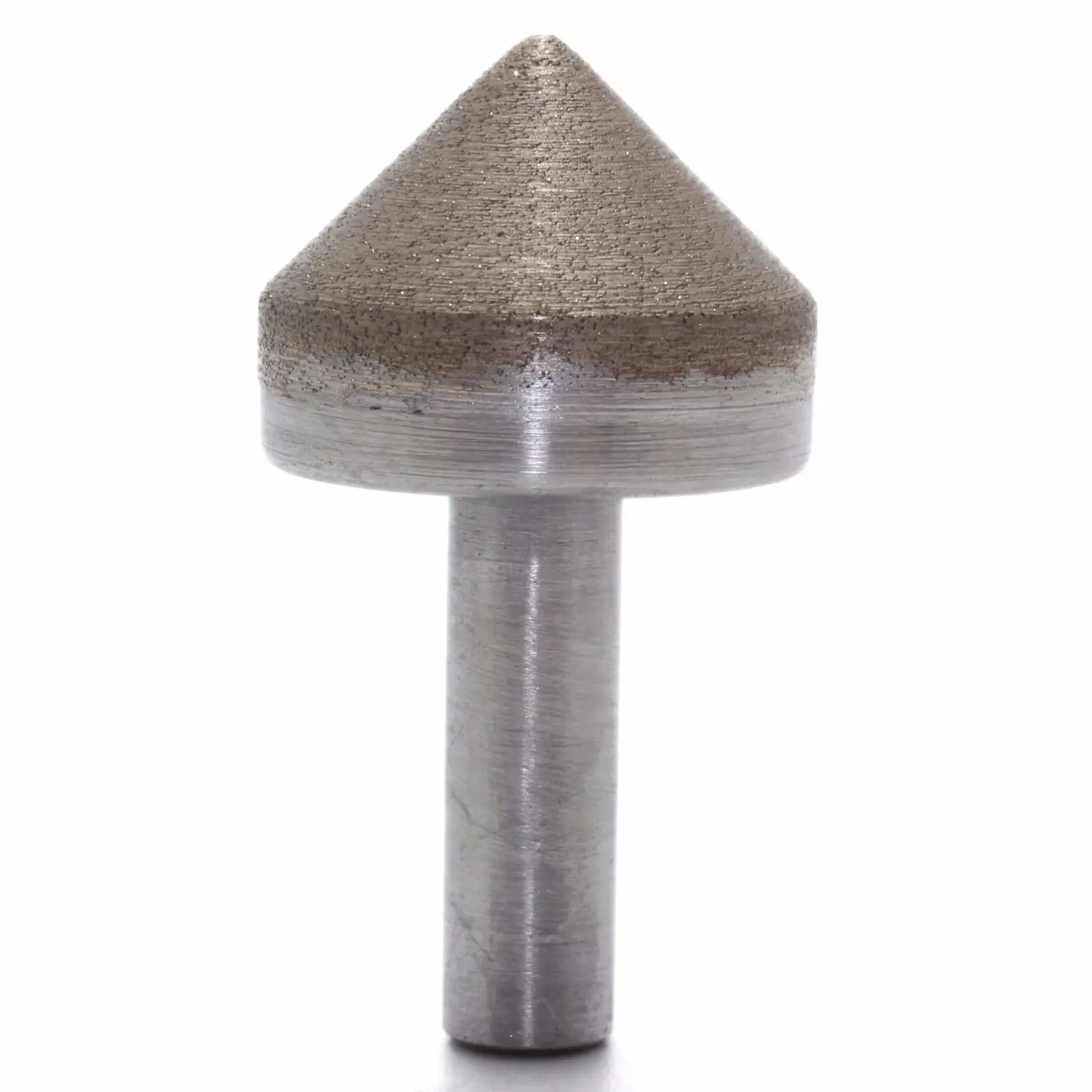 Diamond Sintered Mounted Point 2Pcs Marble Granite Stone Hole Groove Drill Sharpening Bit Grit 30 